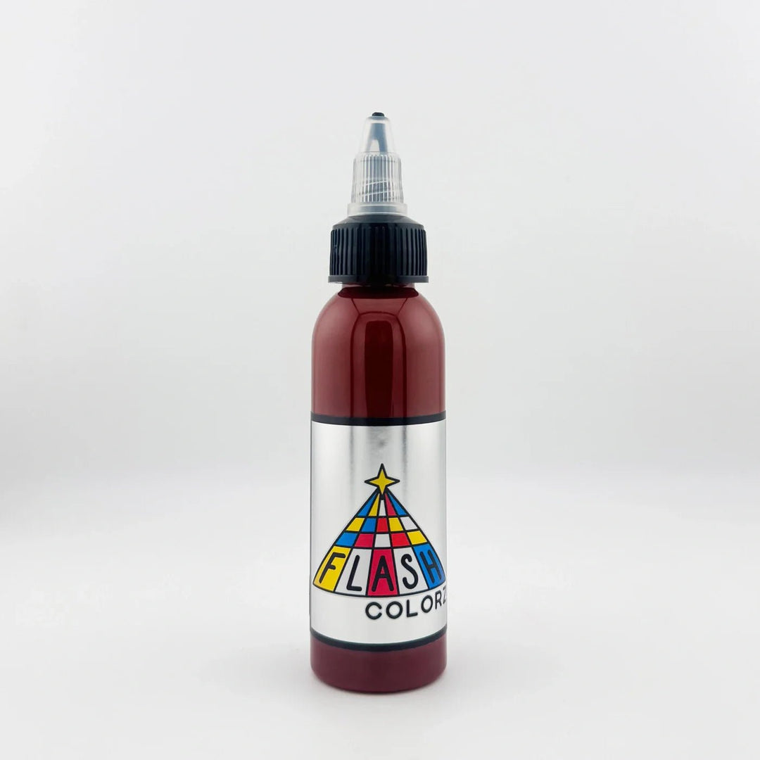 Bottle of Flash Colorz Toast brown on a white background