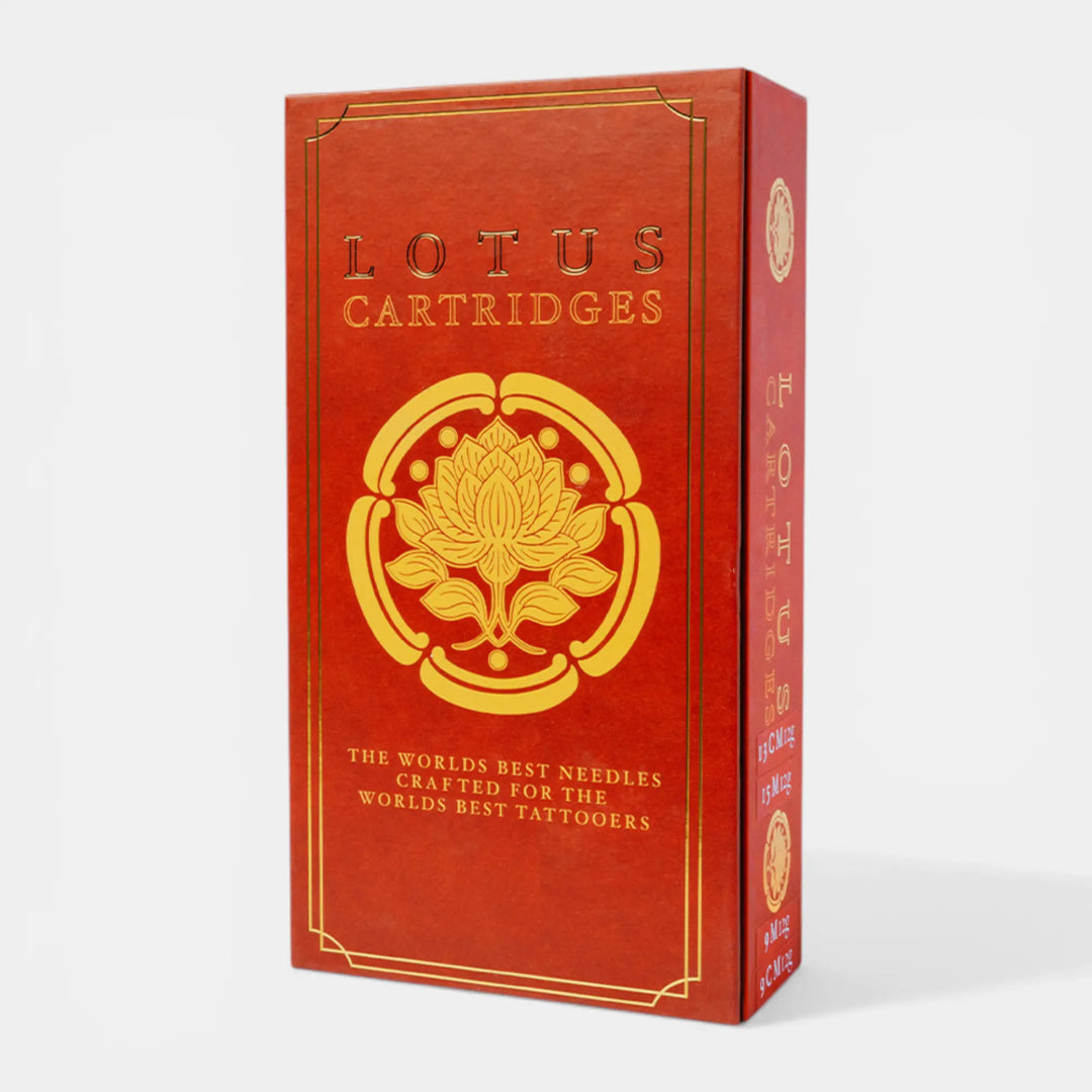 Box of Lotus Cartridge needles in a white background