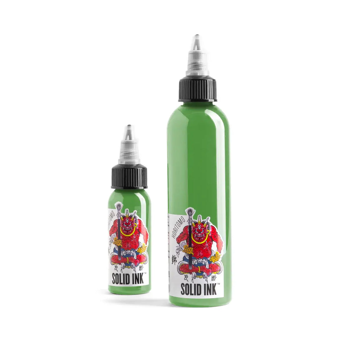 two Bottles of Solid Ink Horitomo Wakanae in a white background